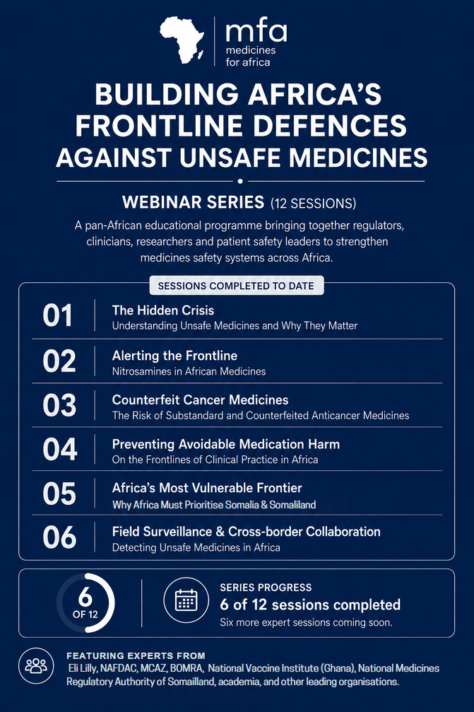 Medicines for Africa webinar series slides
