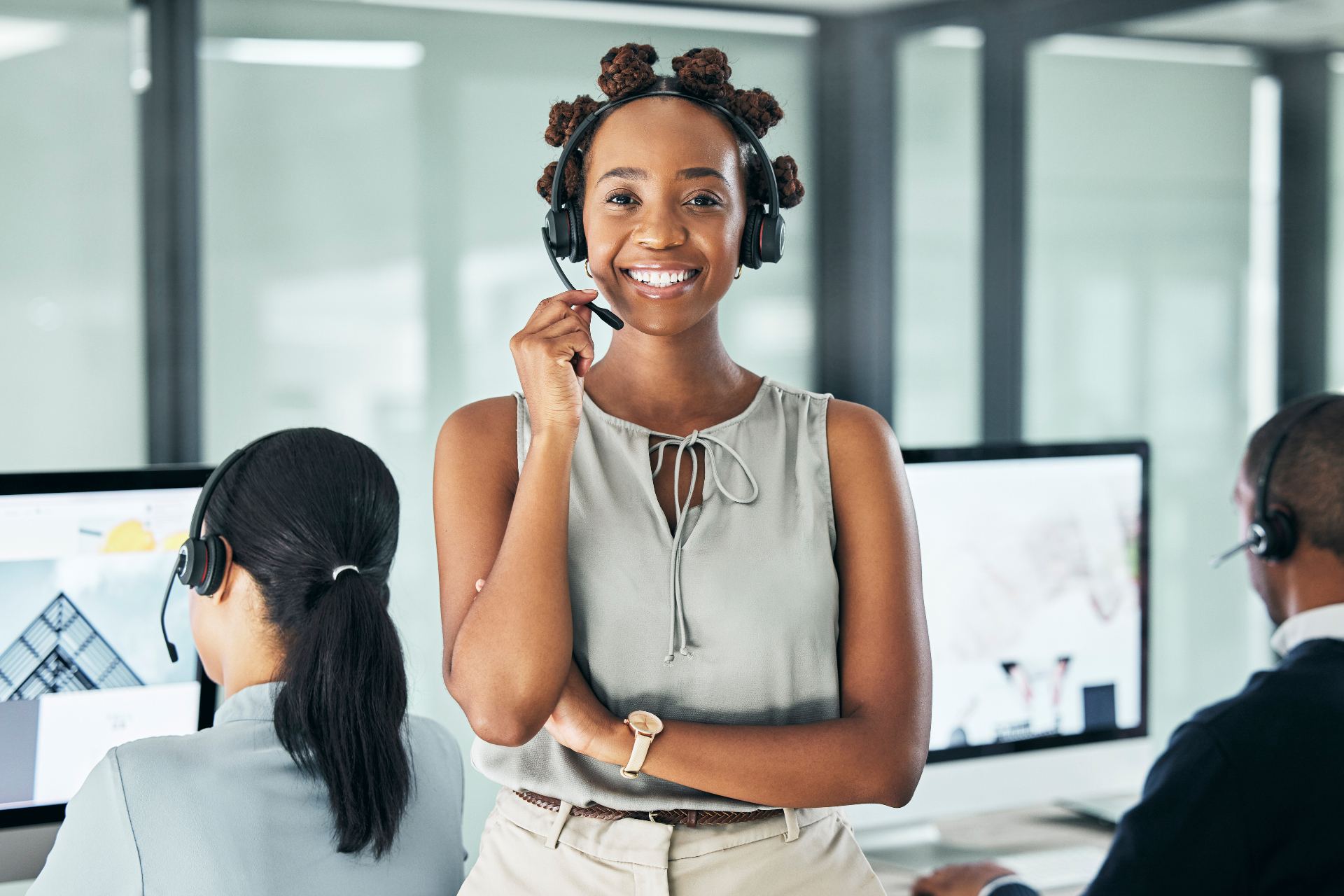 Call centre team